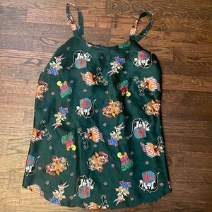 Vintage Looney Tunes Silk Dress